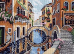 Рисунок на канве МАТРЕНИН ПОСАД арт.37х49 - 0527 На улицах Венеции упак (1 шт)