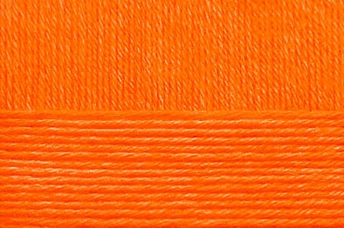 Пряжа для вязания ПЕХ "Школьная" (100% акрил) 5х50г/150м цв.284 оранжевый