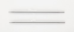 10411 Knit Pro Спицы съемные "Nova Metal" 12мм для длины тросика 28-126см, никелированная латунь, серебристый, 2шт