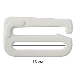 Крючок для бюстгальтера металл ARTA.F.2853 14,4мм, цв.004 сумрачно-белый, уп.50шт