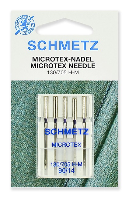 Иглы микротекс (особо острые) Schmetz 130/705H-M № 90, уп.5 игл