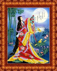 Рисунок на ткани КАРОЛИНКА арт. КБЛ-4024 Японские мотивы 18,6х25 см
