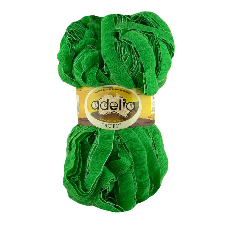 Пряжа ADELIA RUFF (100% акрил) 2х150г/60м СК цв.29 яр.зеленый