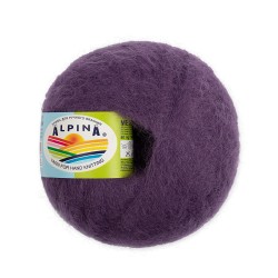 Пряжа ALPINA MEGHAN (73% кид мохер, 27% нейлон) 4х50г/390м цв.07 фиолетовый