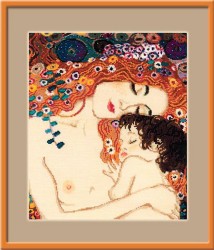 Набор для вышивания РИОЛИС арт.916 Материнская любовь по мотивам картина Г.Климта 30х35 см