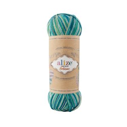 Пряжа для вязания Ализе Superwash Artisan (75% шерсть, 25% полиамид) 5х100г/420м цв.9001