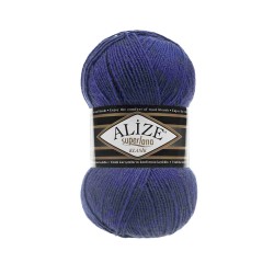 Пряжа для вязания Ализе Superlana klasik (25% шерсть, 75% акрил) 5х100г/280м цв.215 черника