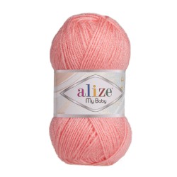 Пряжа для вязания Ализе My Baby (100% акрил) 5х50г/150м цв.517 св.персиковый