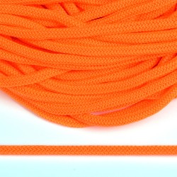 Шнур круглый полиэфир 04мм арт. 1с-36 цв.258 люминисцентно оранжевый уп.200м