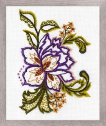 Набор для вышивания РИОЛИС арт.1687 Цветочные мотивы 15х18 см