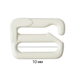 Крючок для бюстгальтера металл ARTA.F.2890 9,9мм, цв.004 сумрачно-белый, уп.50шт