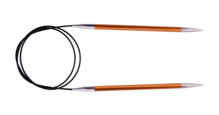 47154 Knit Pro Спицы круговые Zing 2,75мм/100см, алюминий