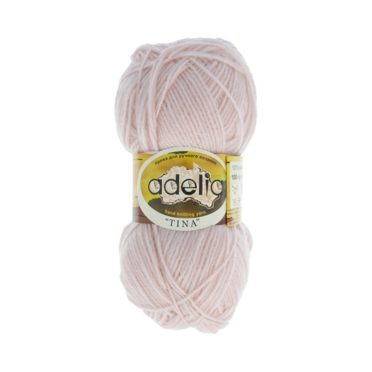 Пряжа ADELIA TINA (100% акрил) 5х100г/308м цв.177 кремовый