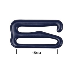 Крючок для бюстгальтера металл TBY-57741 d15мм, цв.S919 темно-синий, уп.100шт