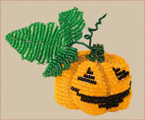 Набор для бисероплетения ЧАРИВНА МИТЬ арт.БП-104 Страшно веселая тыква 6х9 см упак (1 шт)