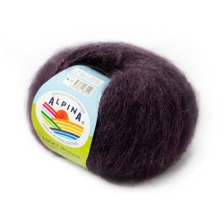 Пряжа ALPINA LUCKY MOHAIR (60% кид мохер, 40% акрил) 10х50г/150м цв.13 фиолетовый