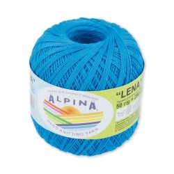Пряжа ALPINA LENA (100% мерсеризованный хлопок) 10х50г/280м цв.39 синий