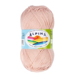 Пряжа ALPINA SATI (100% мерсеризованный хлопок) 10х50г/170м цв.008 гр.розовый