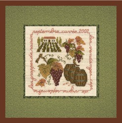 Набор для вышивания Le Bonheur des Dames арт.2236 La Vigne (Виноградник) 10,5х10,5 см