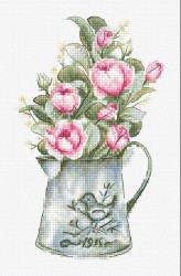Набор для вышивания LUCA-S арт. B7006 Букет с розами 10х16 см
