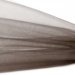 Еврофатин мягкий матовый Hayal Tulle арт.HT.S шир.300см, 100% полиэстер цв.49 уп.1м - коричневый