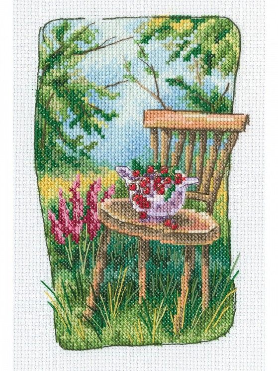 Набор для вышивания РТО арт.C346 Старый бабушкин сад 11х17,5 см