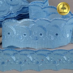 Шитье арт.ТСВ-20S1 (2194) шир.5см цв.182 голубой 100% п/э