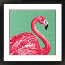 Набор для вышивания DIMENSIONS арт.DMS-71-20086 Розовый фламинго 35х35 см
