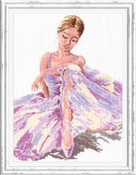 Набор для вышивания ЧУДЕСНАЯ ИГЛА арт.65-01 Балерина 24х30 см
