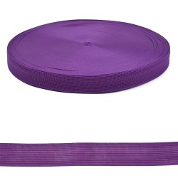Тесьма вязаная окантовочная 22мм арт.001-22 цв.070 фиолетовый