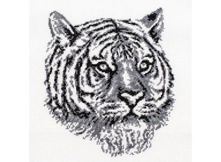 Набор для вышивания нитками БЕЛОСНЕЖКА арт.БЛ.187-14 Тигр 20,5х23см