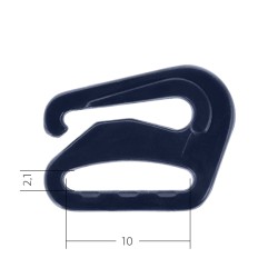 Крючок для бюстгальтера пластик ARTA.F.SF-1-3 d10мм, цв.061 темно-синий, уп.50шт