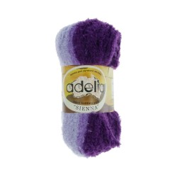 Пряжа ADELIA SIENNA (100% нейлон) 5х100г/20м СК цв.06 св.фиолетовый-фиолетовый-т.фиолетовый