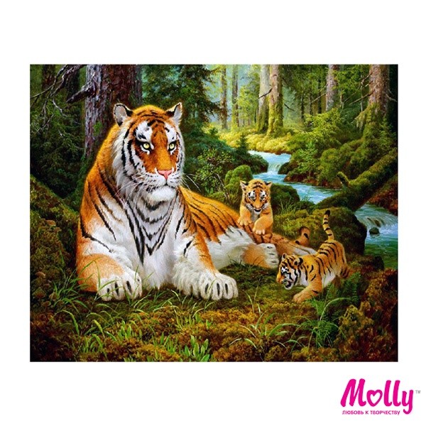 Картины по номерам Molly арт.KH0635 Сунг ли. Строгий отец (26 цветов) 40х50 см