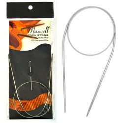 Спицы круговые для вязания на тросиках Maxwell Black арт.40-25 2,5 мм /40 см уп.10шт