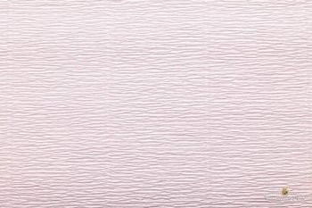 Бумага гофрированная Италия 50см х 2,5м 180г/м цв.569 бело-розовая