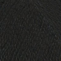 Пряжа для вязания ТРО "Подмосковная" (50% шерсть, 50% акрил) 10х100г/250м цв.0140 черный