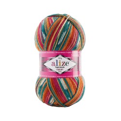 Пряжа для вязания Ализе Superwash Comfort Socks (75% шерсть, 25% полиамид) 5х100г/420м цв.7839
