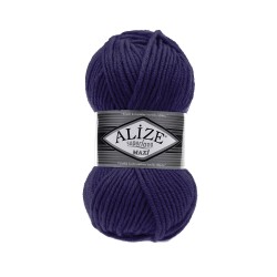 Пряжа для вязания Ализе Superlana maxi (25% шерсть, 75% акрил) 5х100г/100м цв.388 пурпурный
