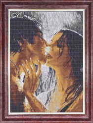 Рисунок на ткани КАРОЛИНКА арт. КБЛ-2011 Влюбленные 36,3х49,5 см