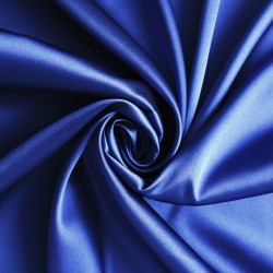 Ткань атлас стрейч 105 г/м 98% полиэстер, 2% спандекс шир.150 см арт.Р.15053.16 цв.16 синий уп.25м