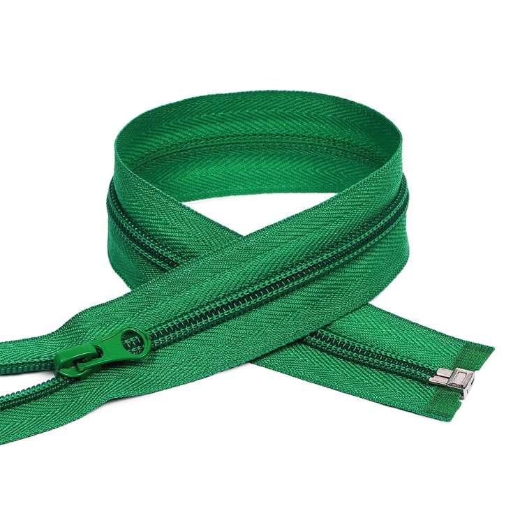 Молния MaxZipper пласт. спираль №5-N 75см цв.F243 зеленый