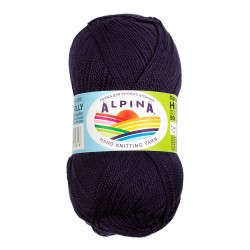 Пряжа ALPINA HOLLY (100% мерсеризованный хлопок) 10х50г/200м цв.323 т.синий