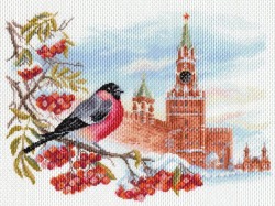 Рисунок на канве МАТРЕНИН ПОСАД арт.37х49 - 1698 Московская зима упак (1 шт)