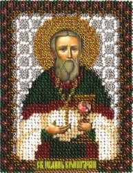 Набор для вышивания PANNA арт. CM-1397 Икона Святого Праведного Иоанна Кронштадтского 8,7х10,5 см