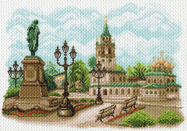 Рисунок на канве МАТРЕНИН ПОСАД арт.37х49 - 1573