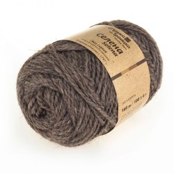 Пряжа для вязания ТРО "Селена" (100% шерсть) 5х100г/160м цв.1505 натуральный темный