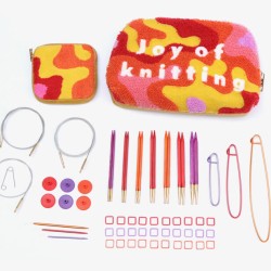 25651 Knit Pro Подарочный набор съемных спиц для вязания Joy оf Knitting (7 видов спиц в наборе)