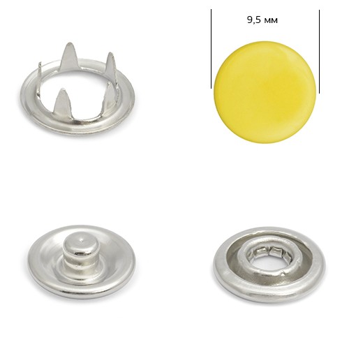 Кнопка трикотажная (закрытая) 9,5 мм - эмаль 005/1440 шт
