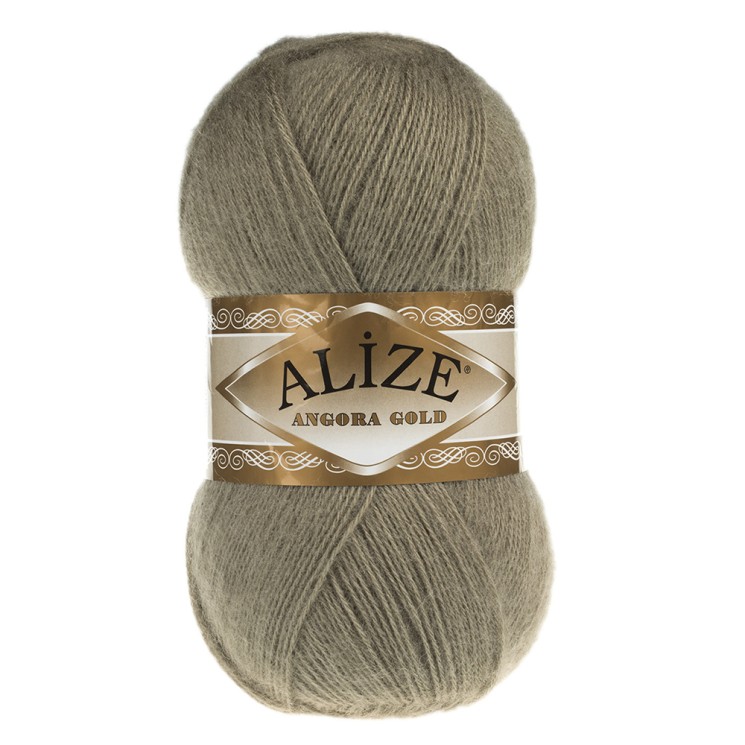 Пряжа для вязания Ализе Angora Gold (20% шерсть/ 80% акрил) 5х100г/550м цв.398 ментол упак (1 упак)